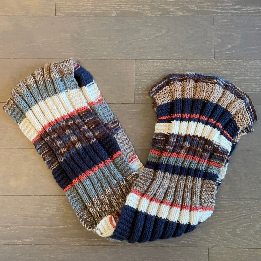 Hand Knit Wool Scarf